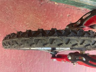 Bicicleta Montaña Niño Roja