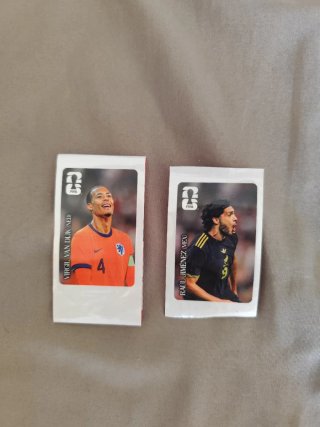 Cromos Coca-Cola Mundial 2026 Van Dijk y Jiménez