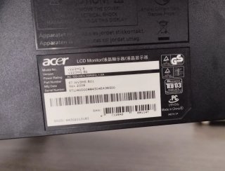 Monitor Acer Negro