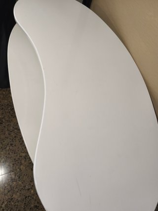 Escritorio blanco extensible