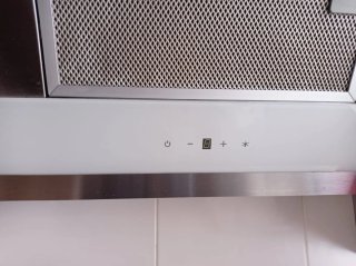 Campana extractora Ciarra Blanca/Acero