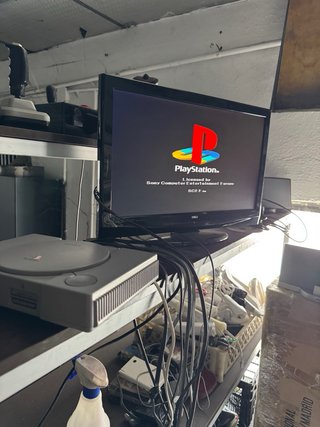 Consola PlayStation 1 PS1 Sony Beige/Gris