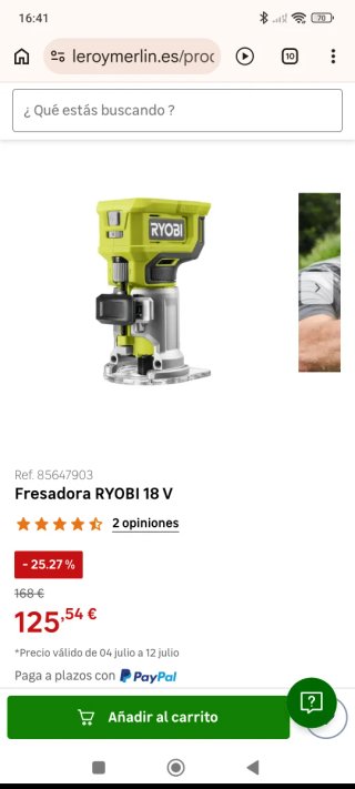 Fresadora y Pistola de Pegamento Caliente Ryobi