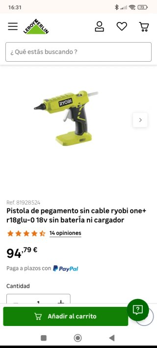 Fresadora y Pistola de Pegamento Caliente Ryobi
