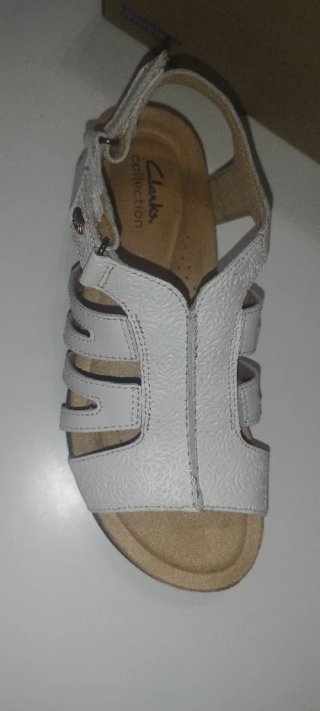 Sandalias Clarks Blancas