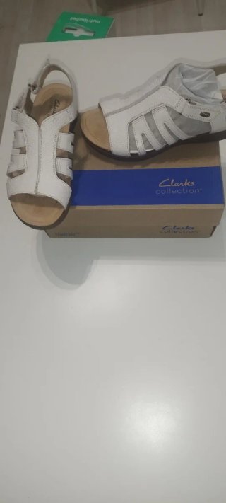 Sandalias Clarks Blancas