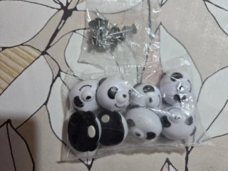 Pines o clips antideslizante panda
