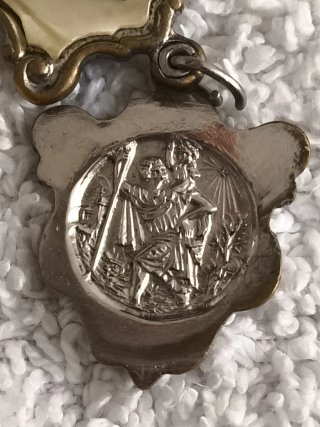 MEDALLA ANTIGUA PORTUGUESA DEL CONDUCTOR. MUY RARA