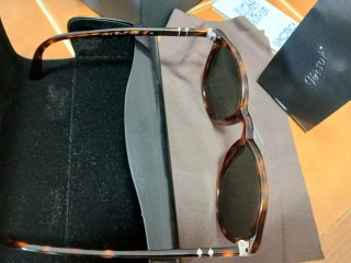 Óculos Persol Havana Lente Verde Novos