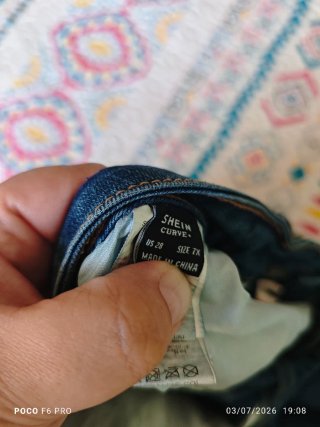 Pantalón vaquero mujer talla grande