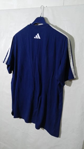 T-shirt Adidas blu girocollo