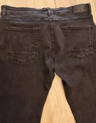 Pantalón vaquero Slim negro Inside Talla XL