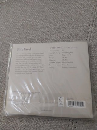 Moneda Pink Floyd the Royal Mint