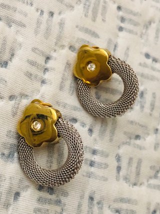 OFERTA FLASH !!! Pendientes flor y aro