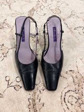 Tacones piel María Quiles negros talla 39
