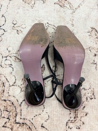 Tacones piel María Quiles negros talla 39