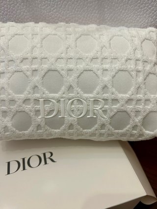 Neceser Dior Cannage Blanco Original