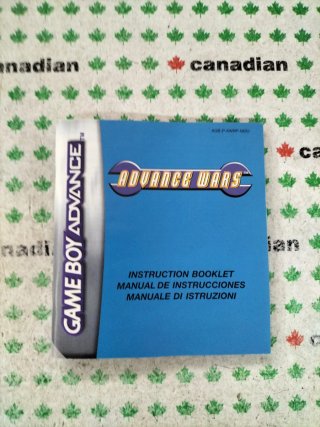 Advance Wars Game Boy Advance Nintendo