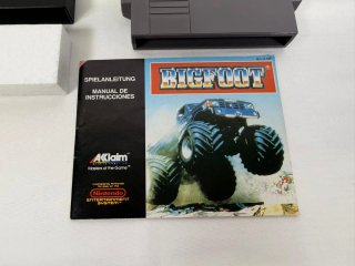Bigfoot NES - Caja, Cartucho y Manual 🇪🇸