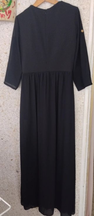 Vestido negro largo