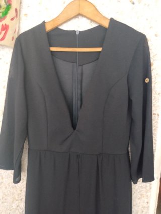Vestido negro largo