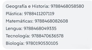Libros de Texto 1º ESO IES Virgen de la Encina.