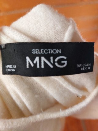 Jersey Mango Lana Blanco