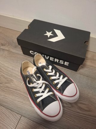 Converse Chuck Taylor All Star OX Negras Talla 36