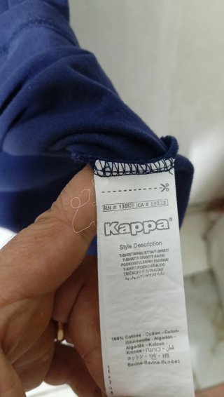 T-shirt Kappa Blu Taglia L