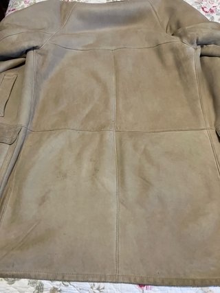 Abrigo Piel Borrego Hombre Beige