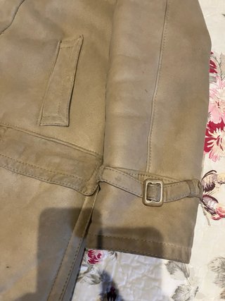 Abrigo Piel Borrego Hombre Beige