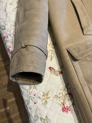 Abrigo Piel Borrego Hombre Beige