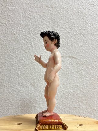 Niño Jesús policromado al óleo