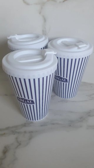 12 Vasos Argal Plástico