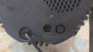 Par LED 60 Leds RGB DMX + auto sound Negro