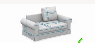 Sofá-cama Ikea 2 plazas BACKABRO