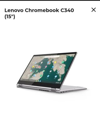 Lenovo Chromebook C340-15 Gris/Plata