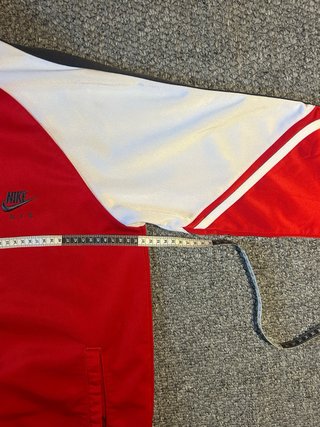 Chaqueta Nike Track Jacket Roja Y2K Logo