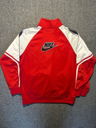 Chaqueta Nike Track Jacket Roja Y2K Logo