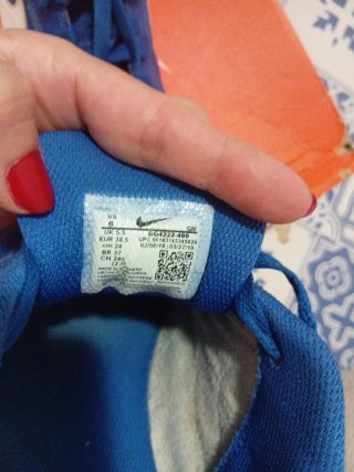 Zapatillas Nike Azul y Blanco