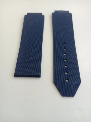 Correa Hublot Azul  de caucho