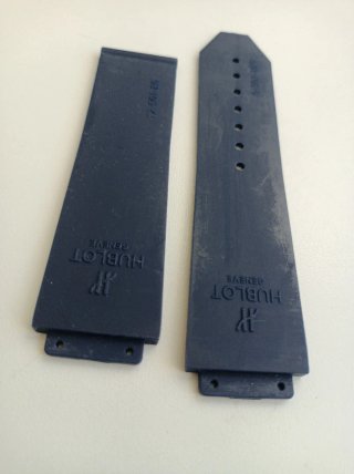 Correa Hublot Azul  de caucho