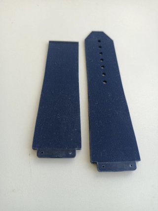 Correa Hublot Azul  de caucho