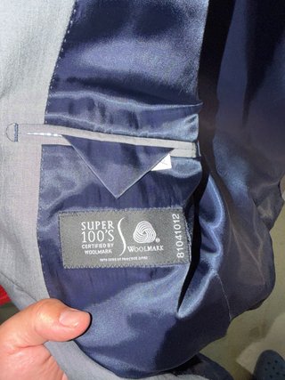 Traje Cortefiel Gris
