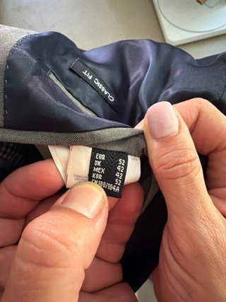 Traje Cortefiel Gris