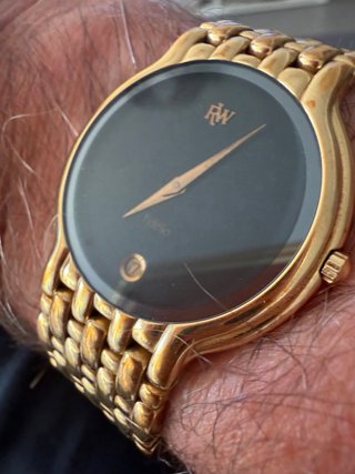 Reloj Raymond Weil Oro Negro Caballero
