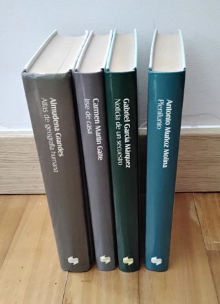 Libros de la colección Nueva Narrativa (tapa dura)