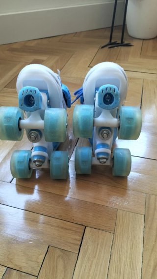 Patines crecederos 4 en línea con luces