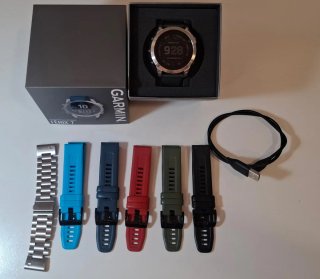 Garmin Fenix 7 Smartwatch Negro/Plata