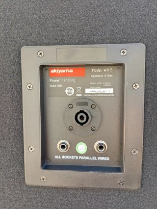 SET PA ALTAVOCES PASIVOS PROFESIONALES 1300 W RMS